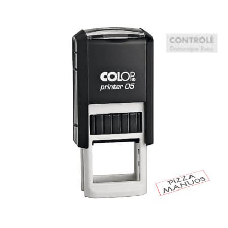 Colop Printer 05 mini tampon fidélité - Tampon encreur personnalisé  rectangle long 16x5mm